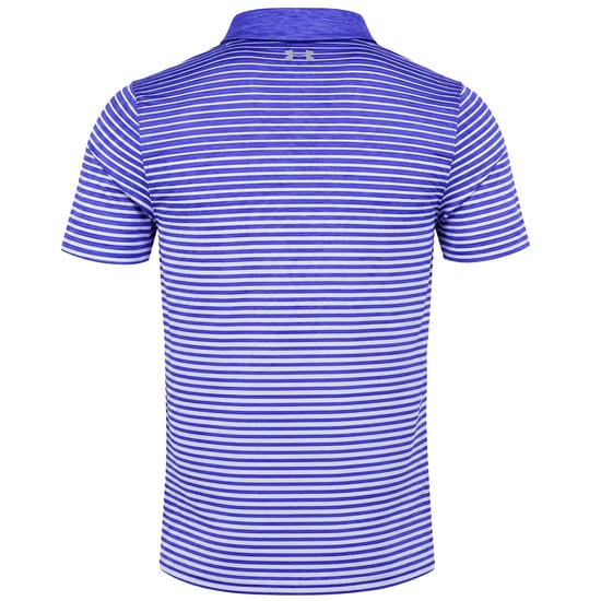Under Armour Trajectory Stripe Herren Blau Golf Poloshirt - Image 2