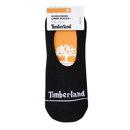 Timberland - Liner Socken für Herren, Baumwollmischung (3er-Pack) (Schwarz) - Image 2