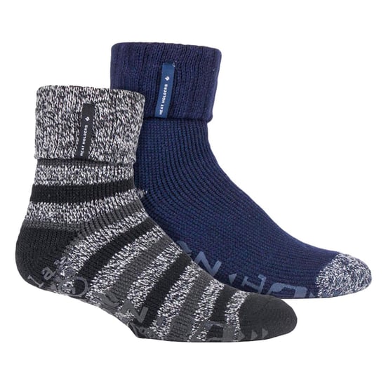 2 Paar Herren Thermo Bett-Socken | Weiche warme gemütliche Wintersocken - Image 1
