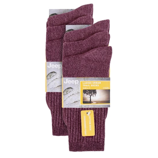 6 Paar Damen Baumwollreiche Stiefelsocken | Atmungsaktive Vintage Wandersocken - Image 2