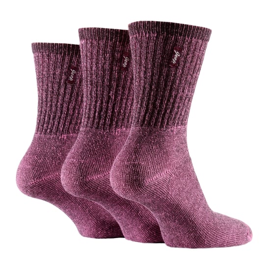 6 Paar Damen Baumwollreiche Stiefelsocken | Atmungsaktive Vintage Wandersocken - Image 3