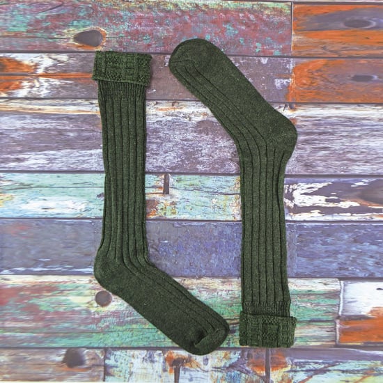 3er Pack Herren Wollkilt-Socken | Kniehohe umschlagbare warme lange Socken - Image 3