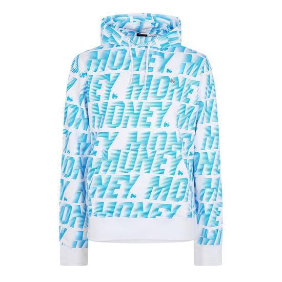 Money - "Zoom Block" Kapuzenpullover für Herren (Blau) - Image 1