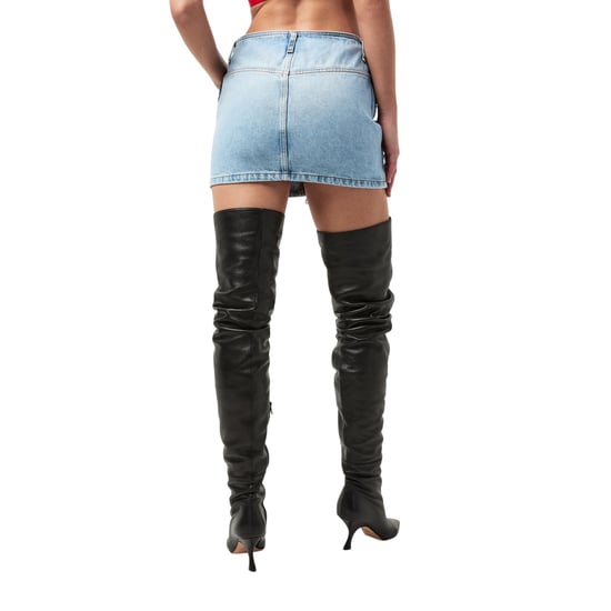 Diesel - "Ron S4" Minirock für Damen, A-Linie, Regulär (Blaues Denim) - Image 3