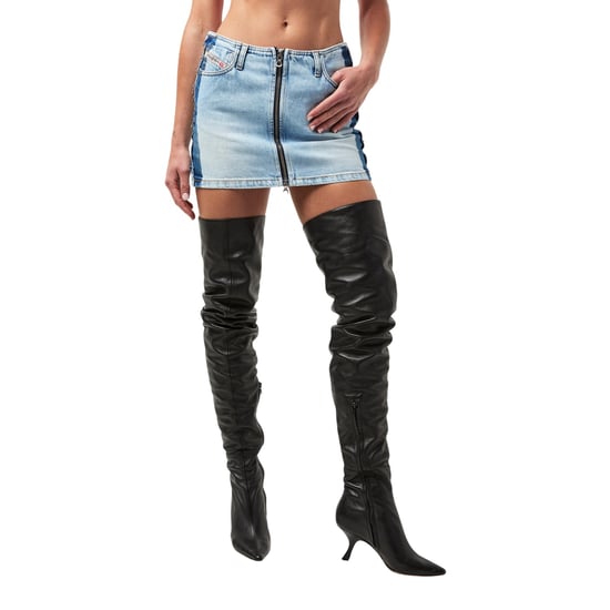 Diesel - "Ron S4" Minirock für Damen, A-Linie, Regulär (Blaues Denim) - Image 4