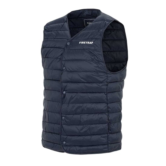 Firetrap - Weste für Herren, Gesteppt (Marine) - Image 3