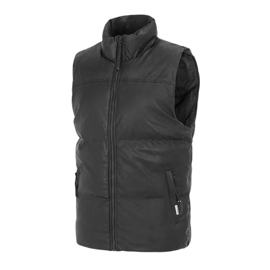 Firetrap - Weste für Herren, Wattiert, PU (Schwarz) - Image 3
