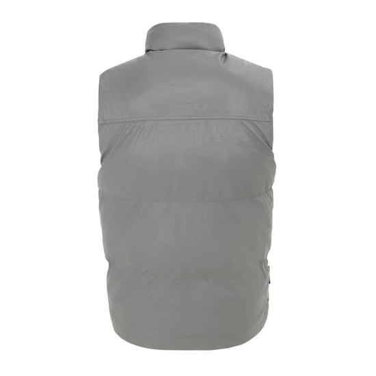 Firetrap - Weste für Herren, Wattiert, PU (Dunkelgrau) - Image 2