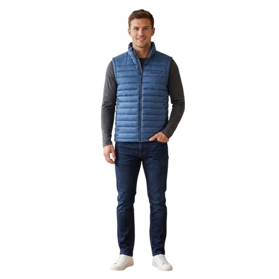 Timberland - "Axis Peak" Weste für Herren, wasserabweisend (Dunkles Jeansblau) - Image 3