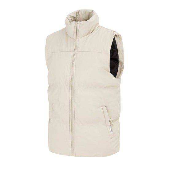 Firetrap - Weste für Herren, Wattiert, PU (Weiß) - Image 4