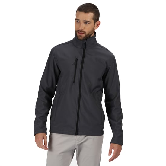 Regatta Professional Herren Honestly Made Recycled Soft Shell Jacke (Mittelgrau) - Image 3