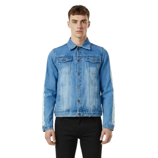 Criminal Damage - Jeansjacke für Herren (Blau) - Image 3