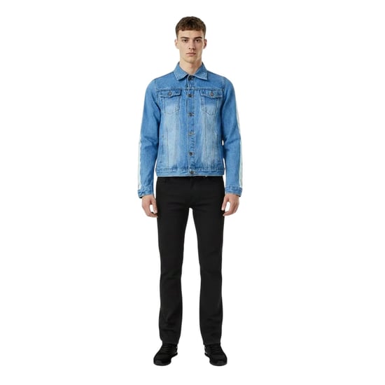 Criminal Damage - Jeansjacke für Herren (Blau) - Image 4