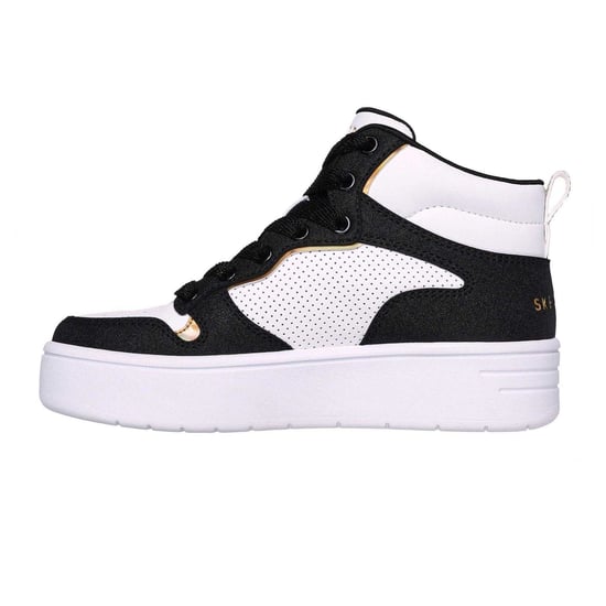 Skechers - "Court" High Top Turnschuhe für Kinder (Weiß/Schwarz) - Image 2