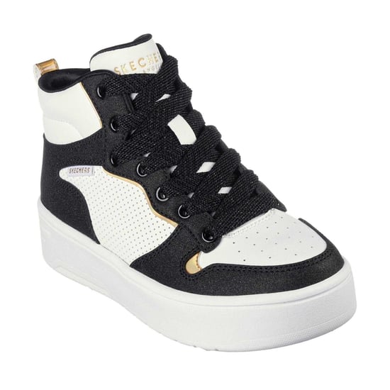 Skechers - "Court" High Top Turnschuhe für Kinder (Weiß/Schwarz) - Image 5