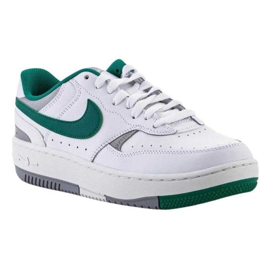 Nike - "Gamma Force" Sneaker für Damen, Leder (Weiß/Grau/Grün) - Image 3