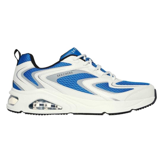 Skechers - Overlay Sneaker für Herren (Weiß/Blau) - Image 1