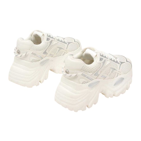 Steve Madden - "Raftus" Sneaker für Damen, Klobiger Absatz (Weiß/Silber) - Image 2