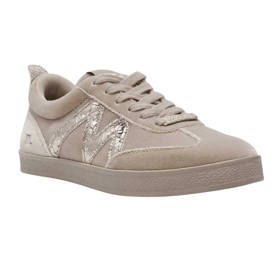 Steve Madden - Metallic Sneaker für Damen, Wildleder (Graubeige) - Image 3