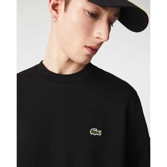 Lacoste Brand Logo Solid Schwarz Pullover - Image 2