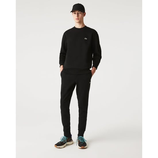 Lacoste Brand Logo Solid Schwarz Pullover - Image 3