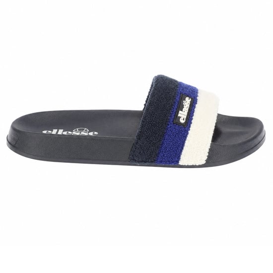 Ellesse - Dreifache Streifen Pantoffeln für Herren, Frottee, Open Toe (Marine/Blau) - Image 1