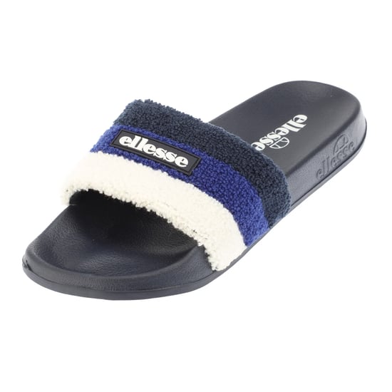 Ellesse - Dreifache Streifen Pantoffeln für Herren, Frottee, Open Toe (Marine/Blau) - Image 4