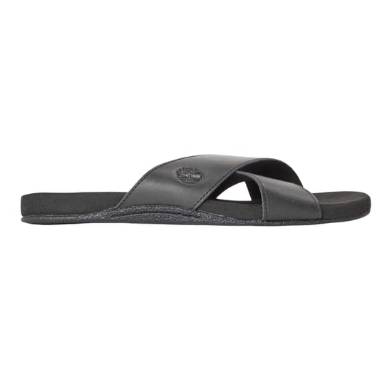 Timberland - "Seaton Bay" Kreuzriemen Pantoffeln für Herren, Leder (Samtschwarz) - Image 1