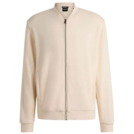Boss - Bomberjacke für Herren, Vordertasche (Weiß) - Image 1
