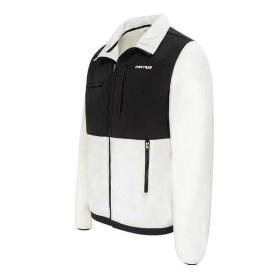 Firetrap - Fleecejacke für Herren (Natürlich) - Image 3