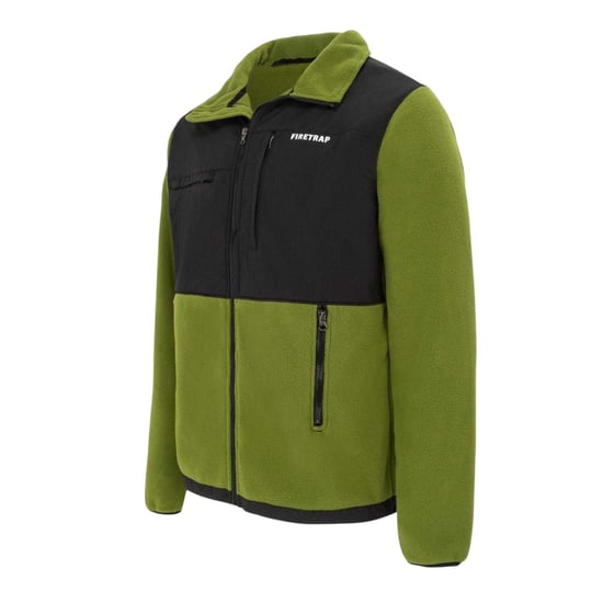 Firetrap - Fleecejacke für Herren (Calla Grün) - Image 3