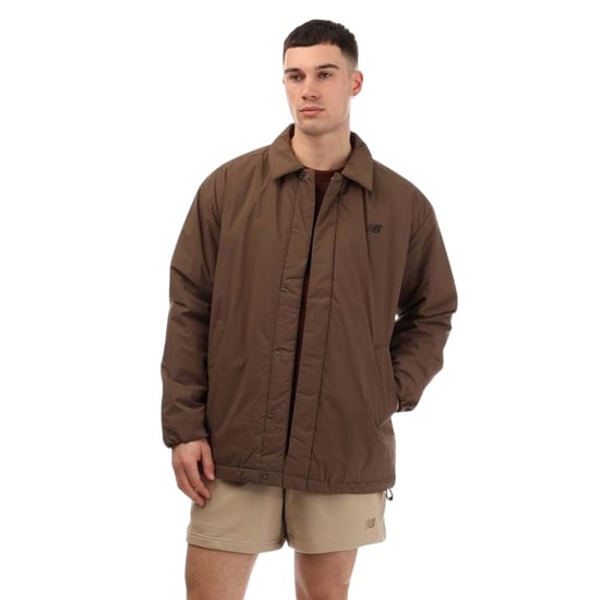 New Balance - Trainerjacke für Herren, recyceltes Material, leger (Braun) - Image 1