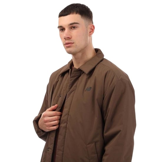 New Balance - Trainerjacke für Herren, recyceltes Material, leger (Braun) - Image 3