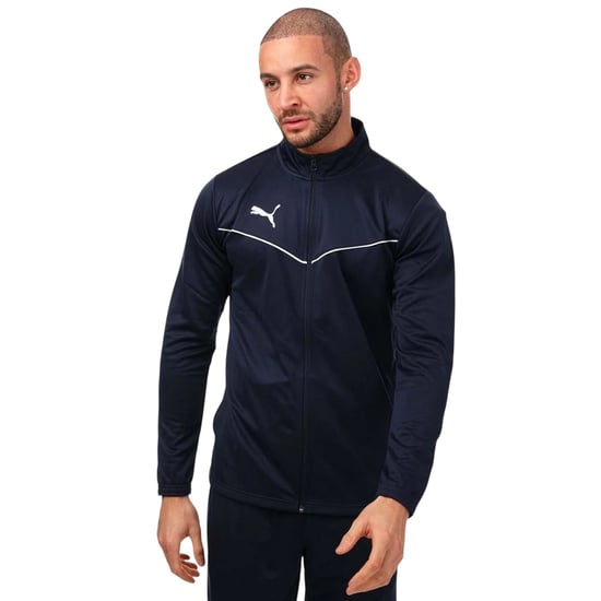 Puma - "Team Rise" Jacke für Herren, Feuchtigkeitsabweisend, Training, Regulär (Marine) - Image 1