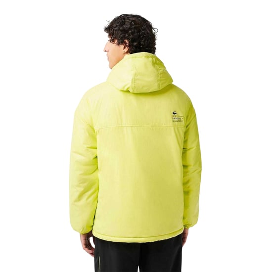 Lacoste - "Popover" Kapuzenjacke für Herren, Wattiert (Gelb) - Image 2