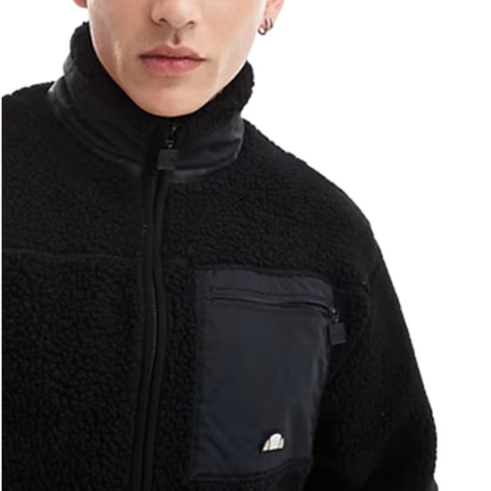 Ellesse - "Vit Tech" Trainingsjacke für Herren, Fleece (Schwarz) - Image 3