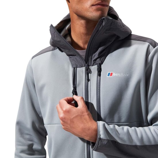 Berghaus - "Reacon" Kapuzenjacke für Herren (Grau/Schwarz) - Image 5
