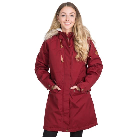 Trespass - "Faithful" Parka für Damen, Wasserfest (Weinrot) - Image 1
