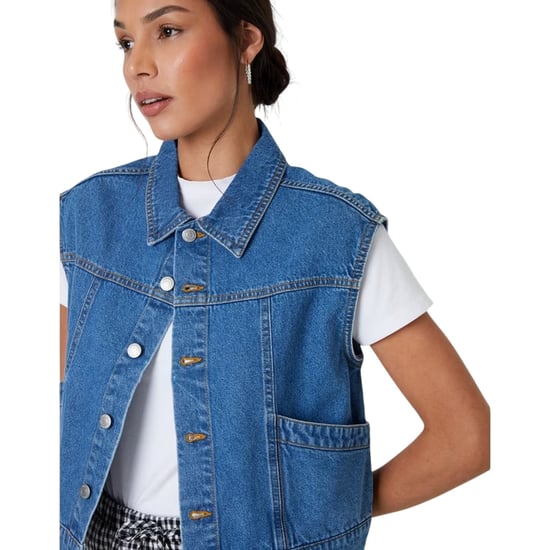 Threadbare - "Lucky" Jeansjacke für Damen, Ärmellos (Mittlere Waschung) - Image 3