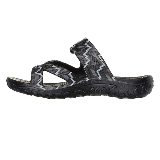 Skechers - "Reggae" Zickzack Sandalen für Damen (Schwarz/Grau) - Image 2
