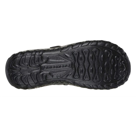 Skechers - "Reggae" Zickzack Sandalen für Damen (Schwarz/Grau) - Image 4