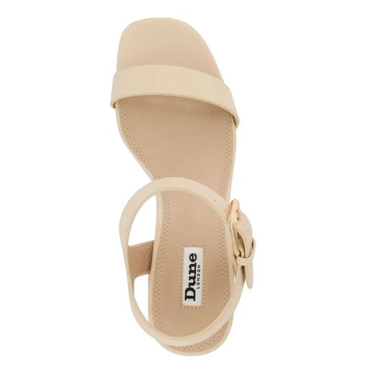 Dune London - "Jarell" Sandalen für Damen, Leder, Plattform Blockabsatz (Ecru) - Image 2