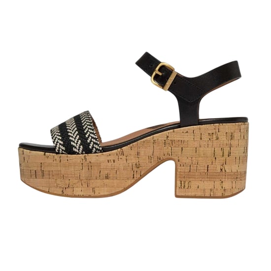 FitFlop - "Eloise" Sandalen für Damen, Leder, Plattform-Absatz (Schwarz) - Image 2
