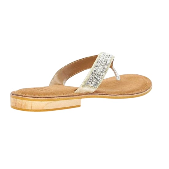 Dune London - "Labyrinth" Perlen-besetzt Sandalen für Damen, Wildleder (Hellbraun) - Image 2