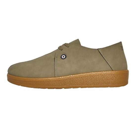 Lambretta - Logo Sneaker für Herren, Plattform-Absatz (Sand) - Image 3