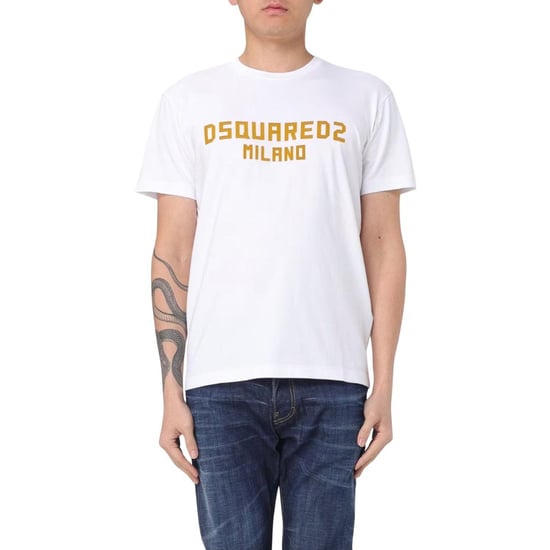 DSquared2 - "Milano" T-Shirt für Herren, Baumwolle (Weiß) - Image 4