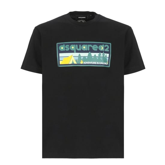 DSquared2 - "Adventure Is Calling" T-Shirt für Herren (Schwarz) - Image 6