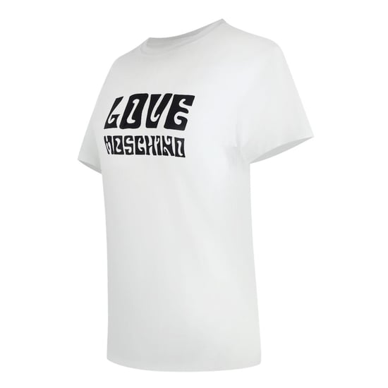 Love Moschino - T-Shirt für Damen, Logo (Weiß) - Image 3