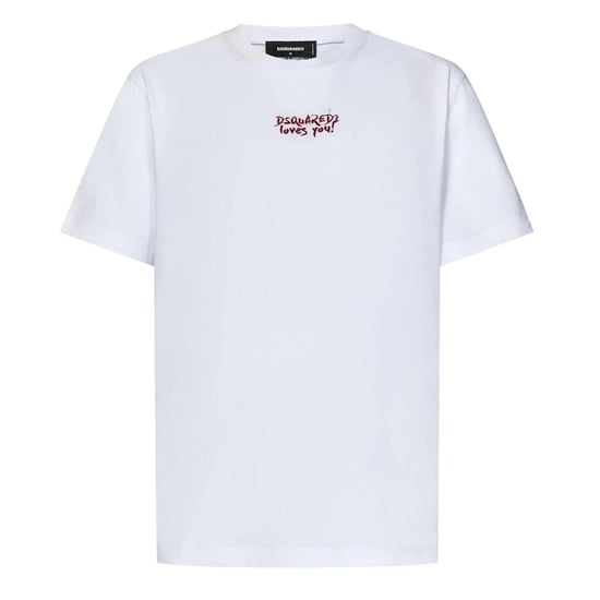 DSquared2 - "Loves You" T-Shirt für Herren (Weiß) - Image 1