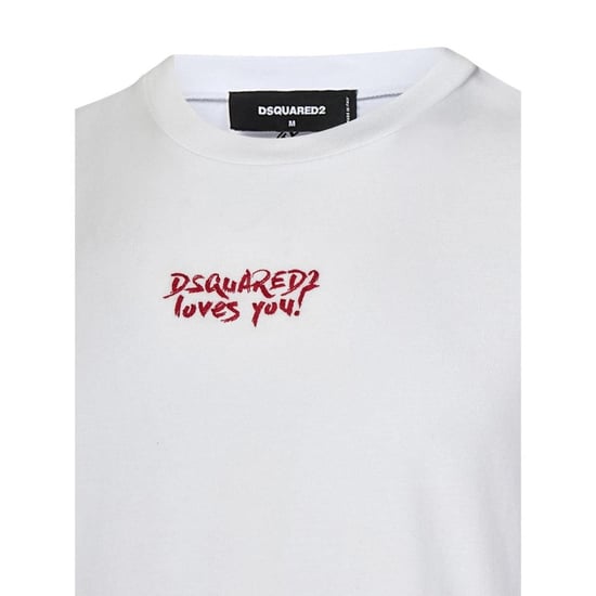 DSquared2 - "Loves You" T-Shirt für Herren (Weiß) - Image 4
